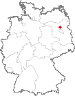 Karte Löwenberger Land